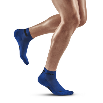 CEP The Run Low Cut 4.0 Compression Men's Socks (Blue)