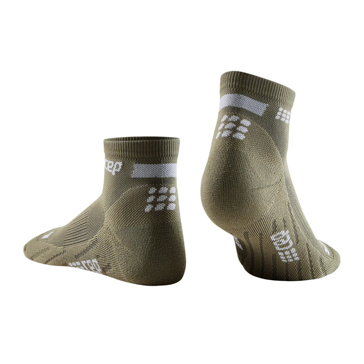 CEP Compression The Run Low Cut Women's Running Socks 4.0 (Olive)