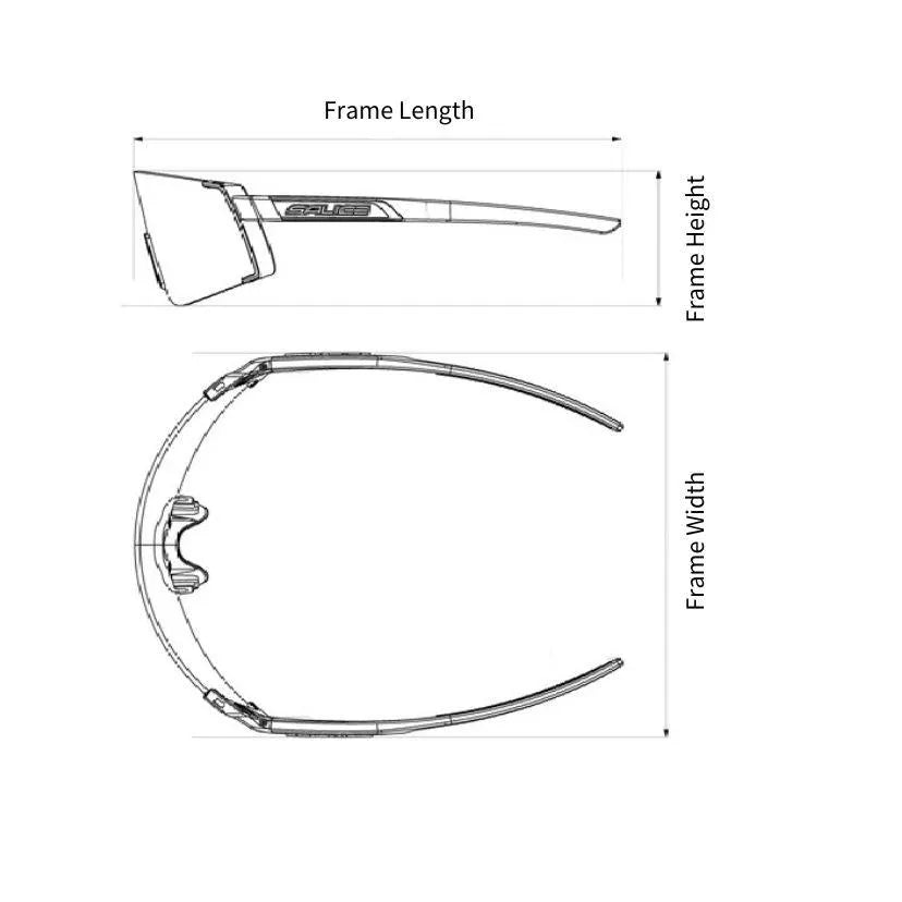 Salice 022RW Sport Sunglass (RW Purple/ Black) - BUMSONTHESADDLE