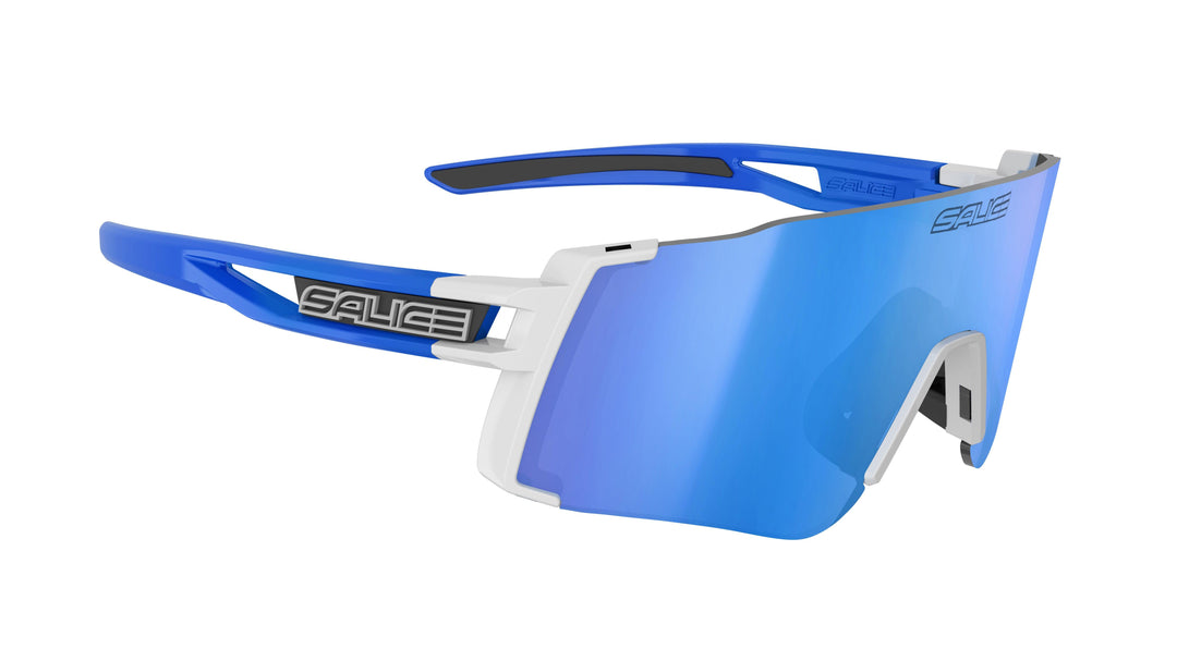 Salice 026SRW Sport Sunglass (RW Blue/ White Blue) - BUMSONTHESADDLE