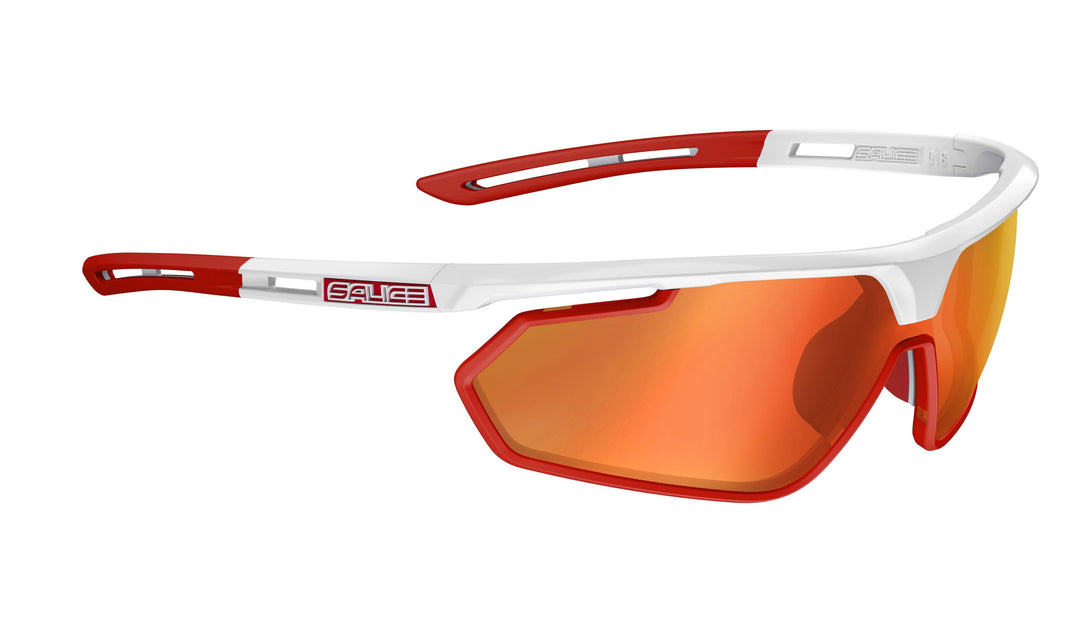 Salice RW018 Sport Sunglass (RW Red/White Red) - BUMSONTHESADDLE