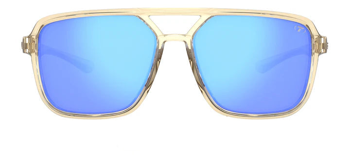 Tifosi Salto Sport Sunglasses (Sky Blue Mirror/Golden Ray)