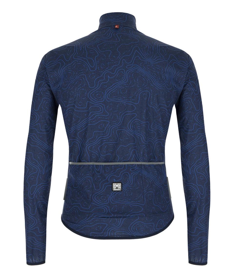Santini Arte Wind Jacket (Blue) - BUMSONTHESADDLE