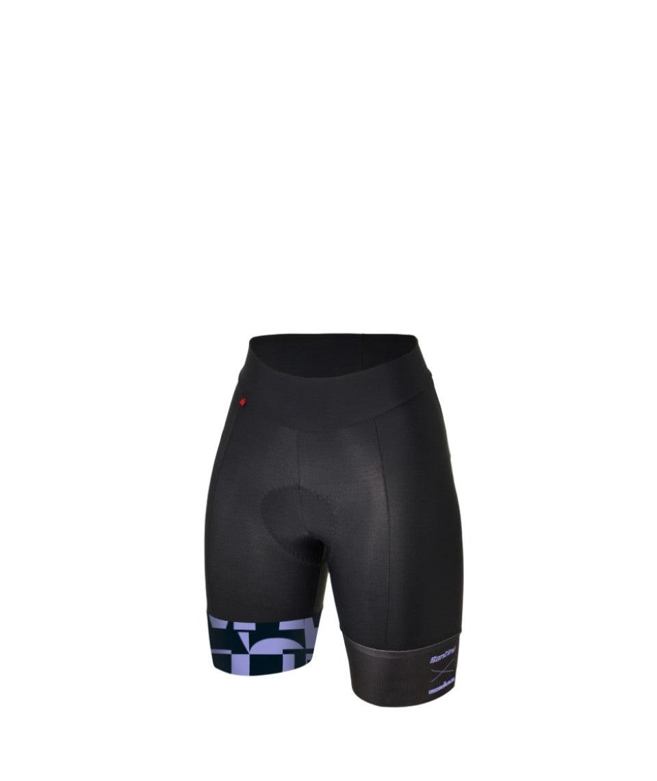 Santini Enigma Women's Cycling Tri Shorts (Lilac) - BUMSONTHESADDLE