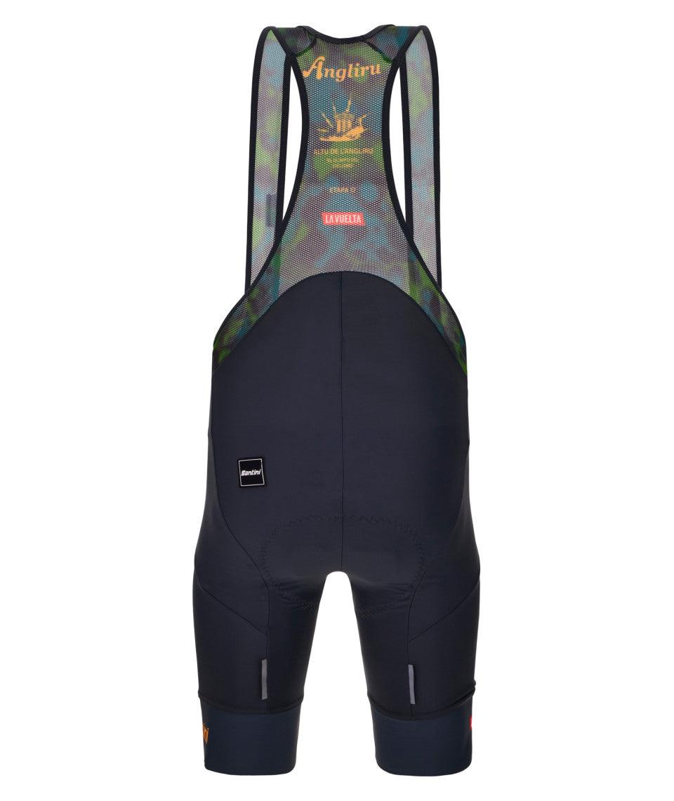 Santini La Vuelta Angliru Men's Cycling Bibshorts (Titan) - BUMSONTHESADDLE