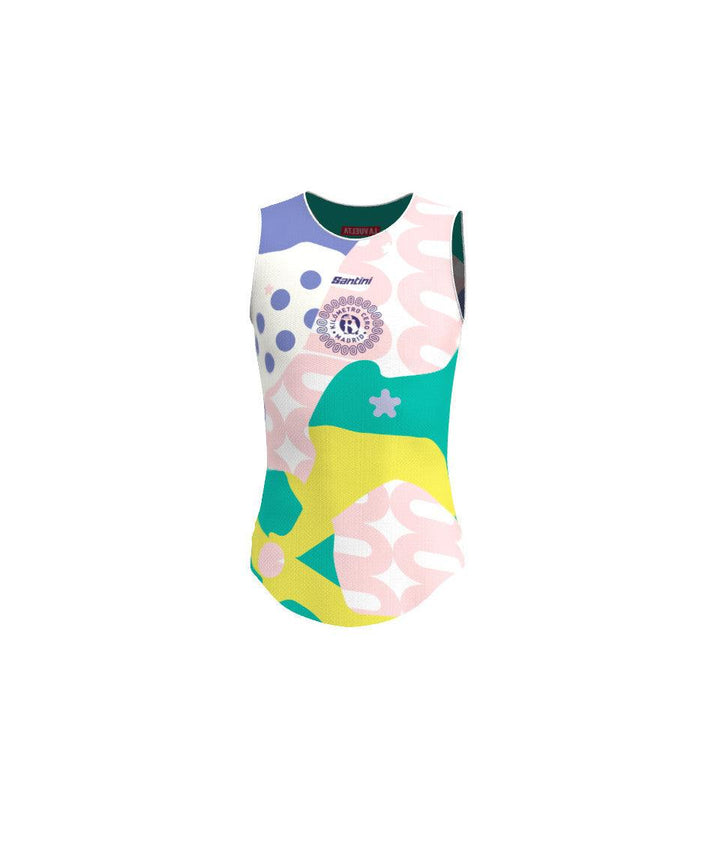 Santini La Vuelta KM Cero Men's Cycling Baselayer (Print) - BUMSONTHESADDLE