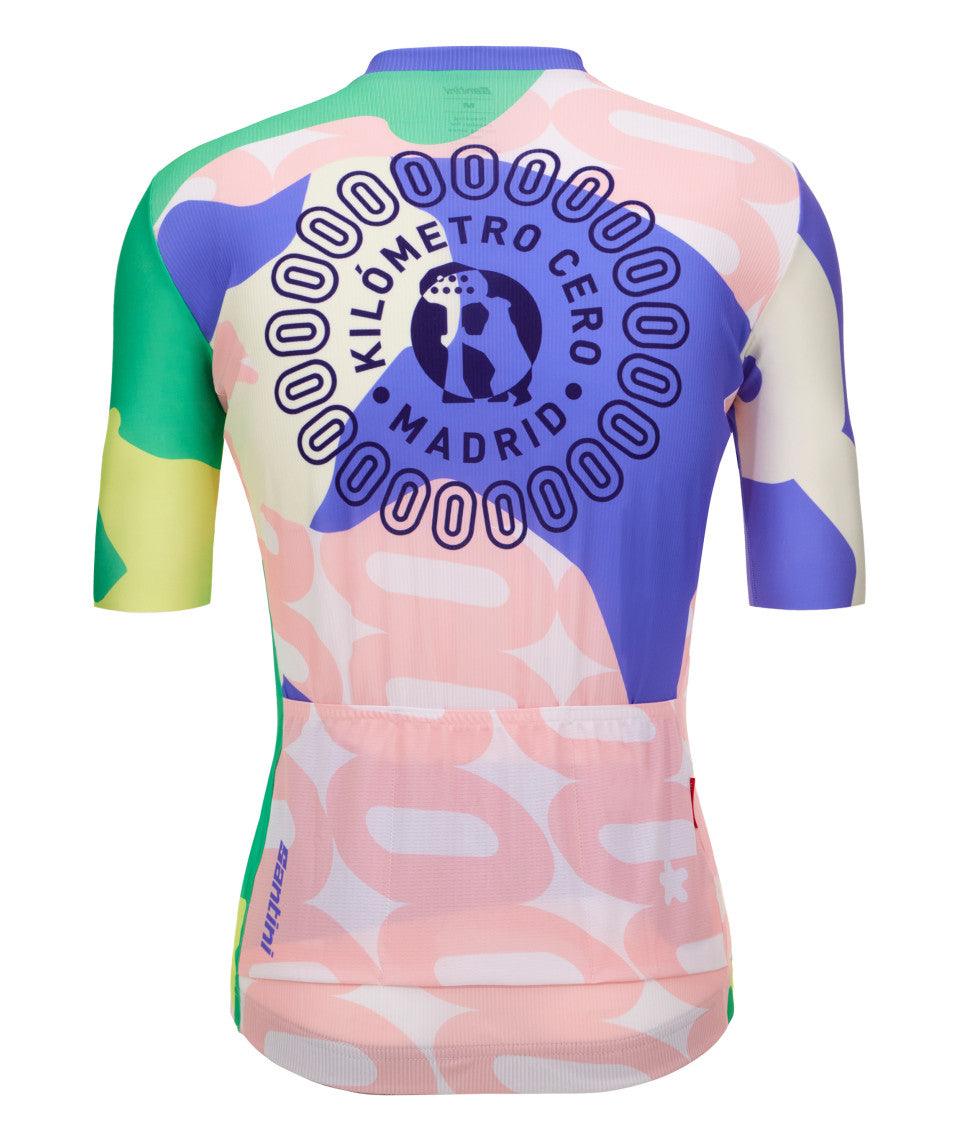 Santini La Vuelta Km Cero Men's Cycling Jersey (Print) - BUMSONTHESADDLE