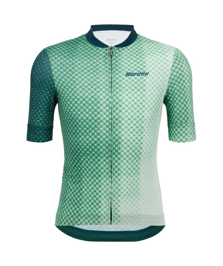 Santini Paws Form Men's Cycling Jersey (Green) - BUMSONTHESADDLE