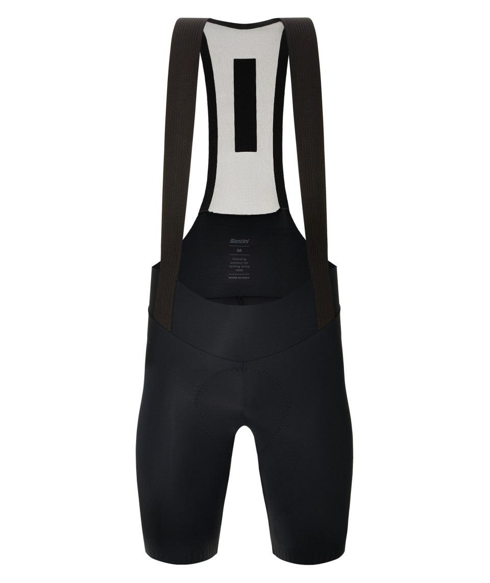 Santini Plush Men's Cycling Bibshorts (Black) - BUMSONTHESADDLE