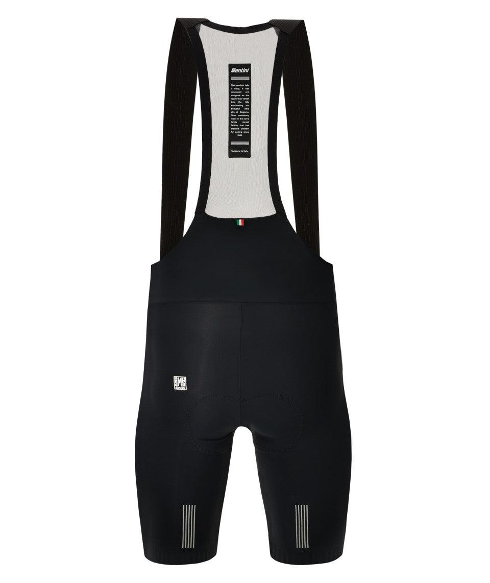 Santini Plush Men's Cycling Bibshorts (Black) - BUMSONTHESADDLE