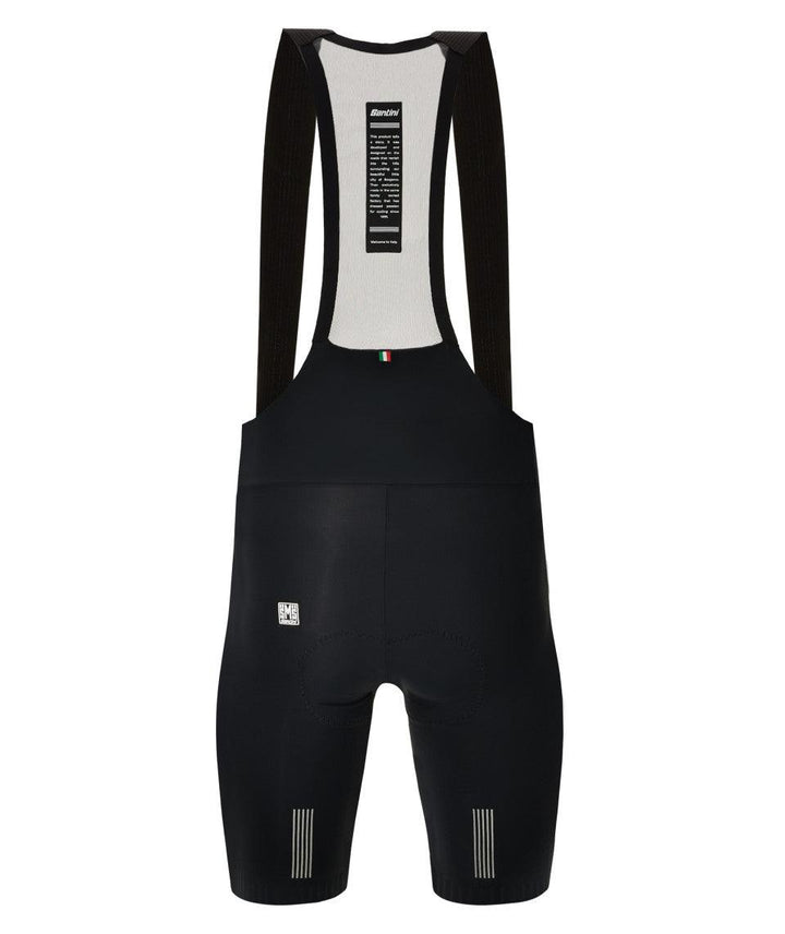 Santini Plush Men's Cycling Bibshorts (Black) - BUMSONTHESADDLE