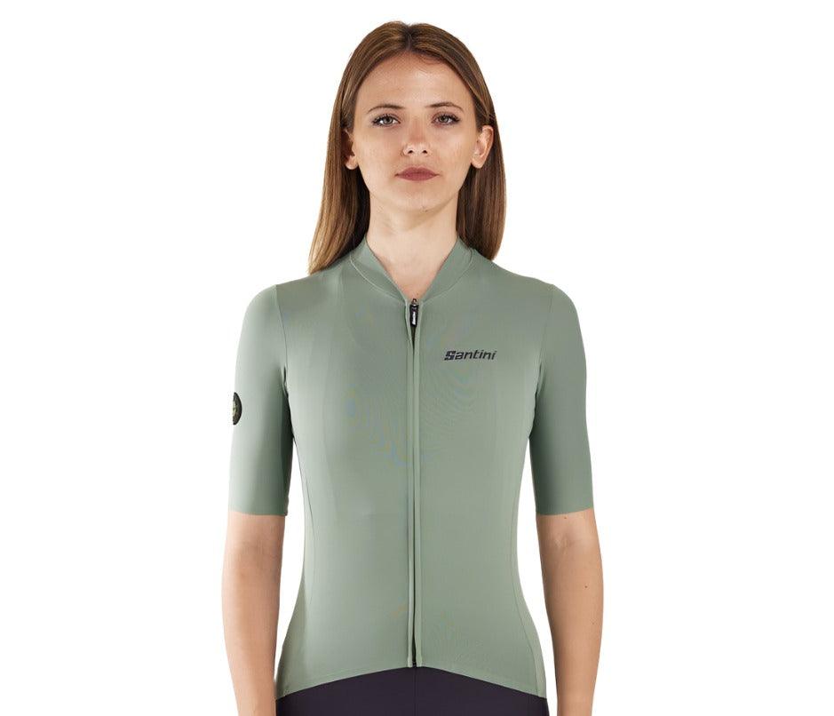 Santini Stone Unisex Cycling Jersey (Green) - BUMSONTHESADDLE