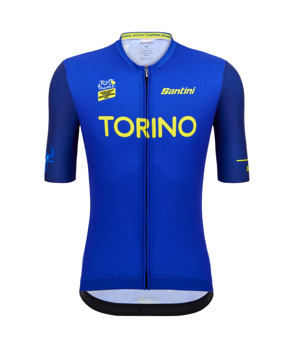 Santini Torino Men's Cycling Jersey (Print) - BUMSONTHESADDLE