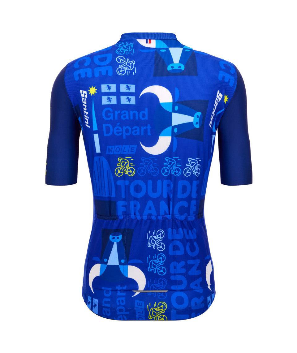 Santini Torino Men's Cycling Jersey (Print) - BUMSONTHESADDLE