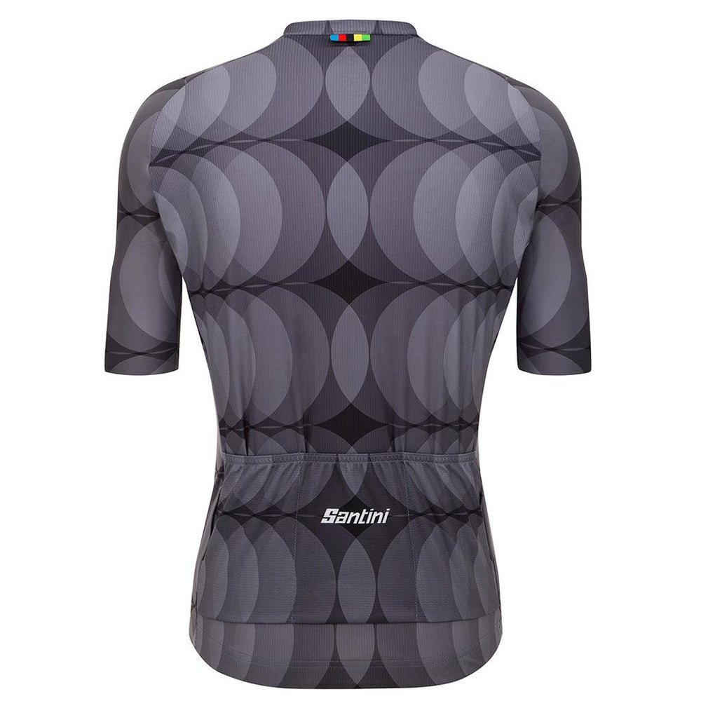 Santini UCI Barcelona 1973 Men's Cycling Jersey (Print) - BUMSONTHESADDLE