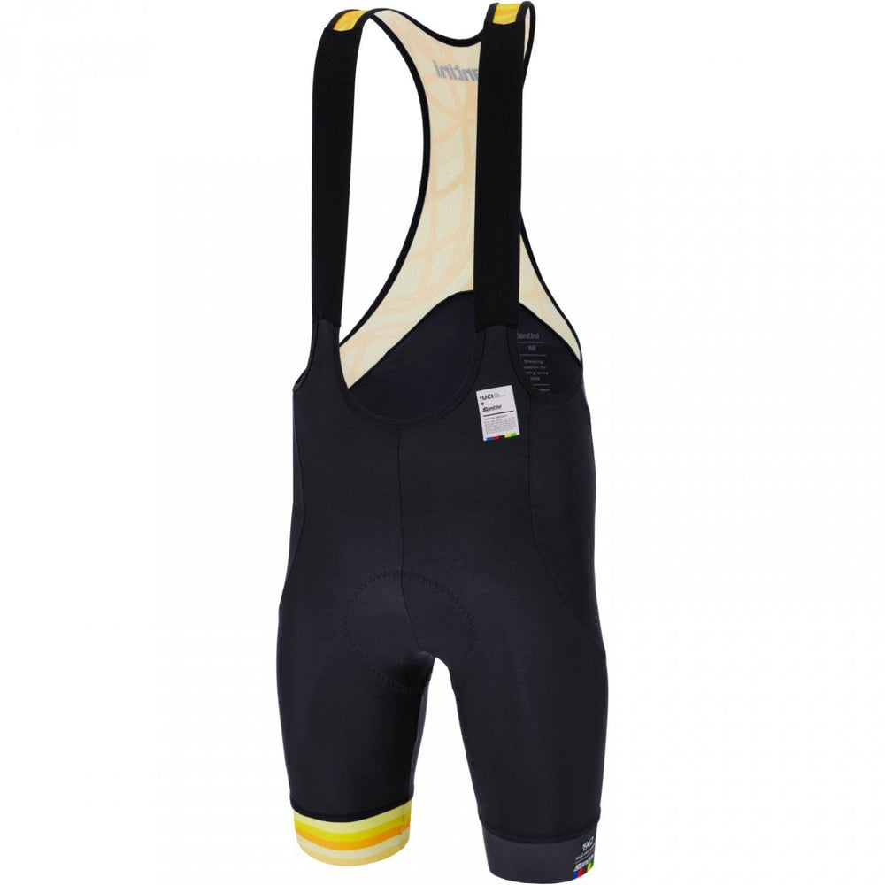 Santini UCI Goodwood 1982 Men's Cycling Bibshort (Black) - BUMSONTHESADDLE