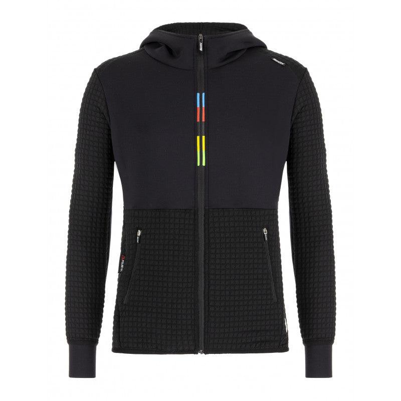 Santini UCI Groove Men's Cycling Hoodie (Black) - BUMSONTHESADDLE