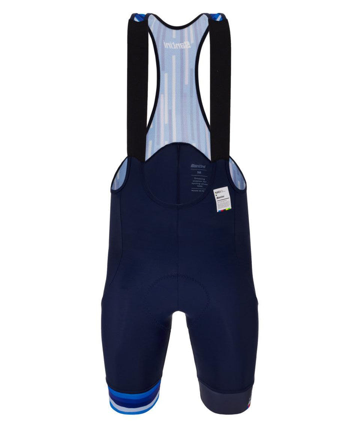 Santini UCI Salo Garda 1962 Men's Cycling Bibshort (Navy Blue) - BUMSONTHESADDLE