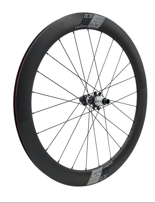 Vision SC 55 Disc Carbon Tubeless Ready Disc Brake Wheel - Shimano (Black)