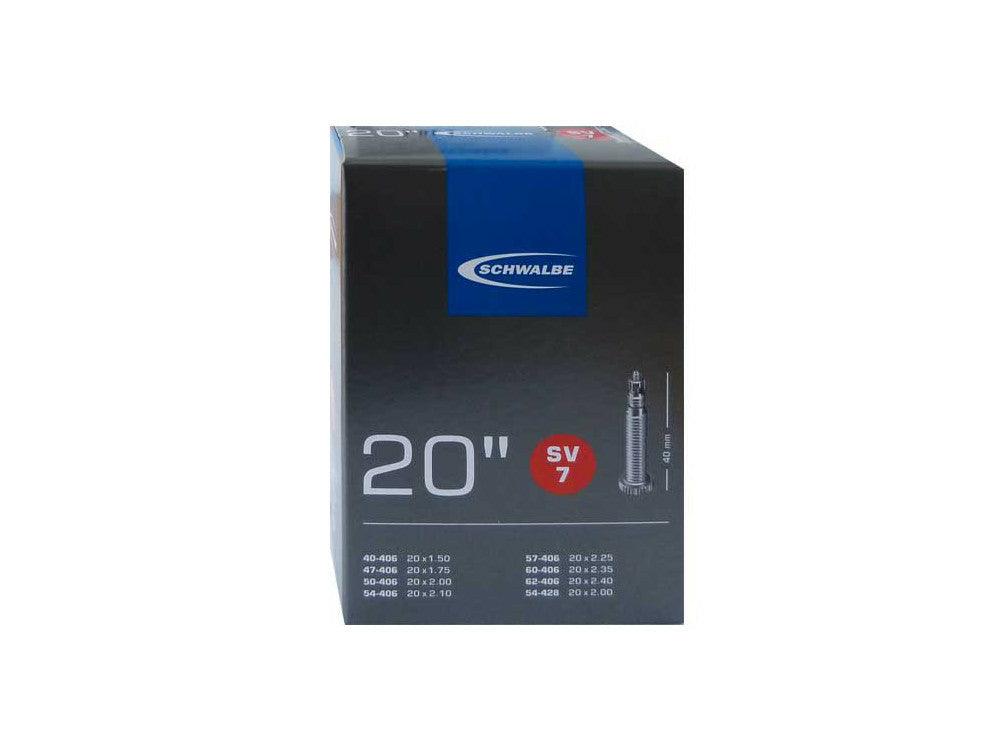 Schwalbe SV7 20x1.5-2.5 40mm Presta Road Tube - BUMSONTHESADDLE