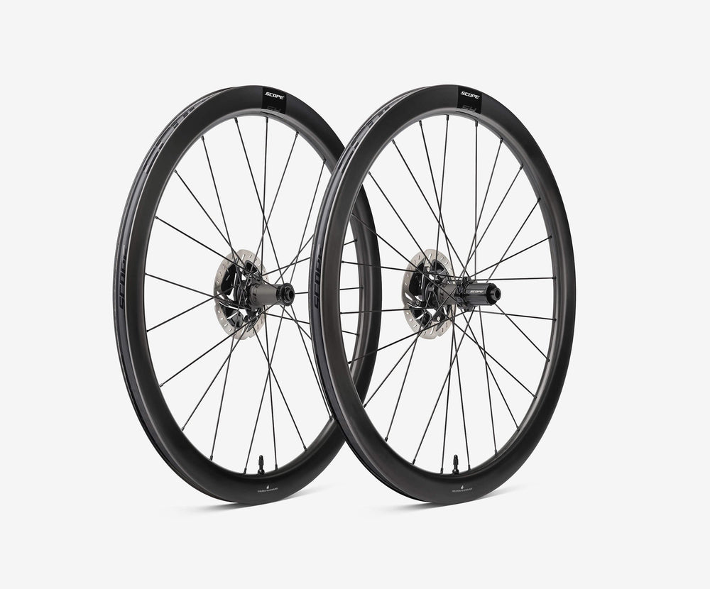Scope S4 Carbon Tubeless Disc Brake Wheel - Shimano Micro Spline (Black) - BUMSONTHESADDLE
