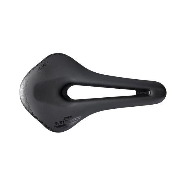 Selle Sanmarco Shortfit 2.0 Comfort Dynamic Saddle (Black) - BUMSONTHESADDLE