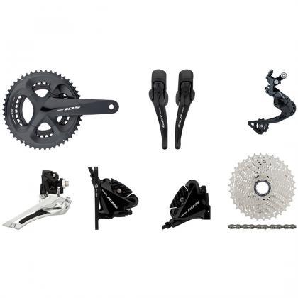 Shimano 105 R7020 Hydraulic Disc Brake Groupset (50/34T,11-32T) - BUMSONTHESADDLE