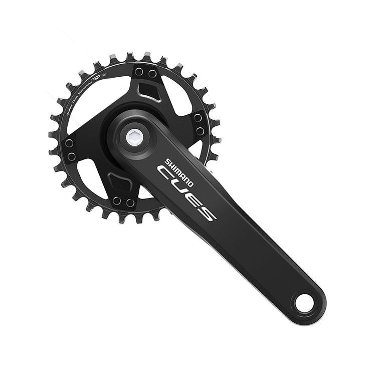 Shimano Cues FC-U4000-1 Square Taper Crankset (Black) - BUMSONTHESADDLE