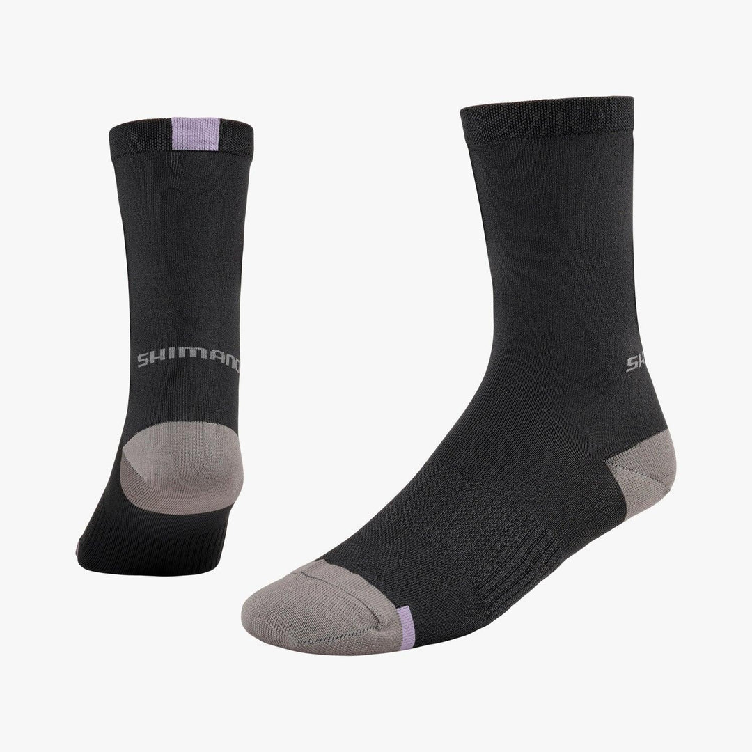 Shimano Performance Unisex Cycling Socks (Black) - BUMSONTHESADDLE
