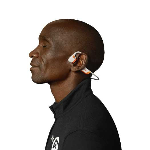Shokz OpenRun Pro 2 EK Edition Headphones (White/Orange)