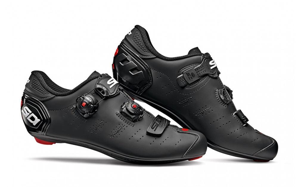 Sidi Ergo 5 Matt Road Cycling Shoes (Matte Black) - BUMSONTHESADDLE