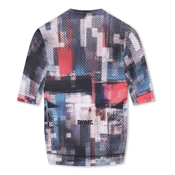 Monton SKMT Mosaic Men's Cycling Jersey (Blue)