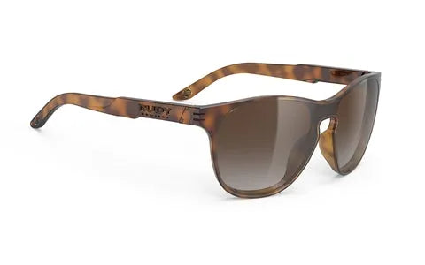 Rudy Project Soundshield Sunglasses (Demi Turtle Gloss/Brown Deg)