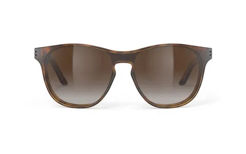 Rudy Project Soundshield Sunglasses (Demi Turtle Gloss/Brown Deg)