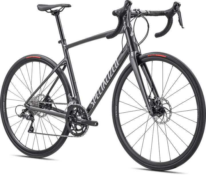 Specialized Allez E5 Disc (Gloss Smoke/White/Silver Dust) - BUMSONTHESADDLE