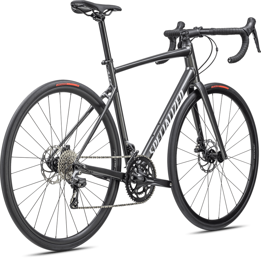 Specialized Allez E5 Disc (Gloss Smoke/White/Silver Dust) - BUMSONTHESADDLE