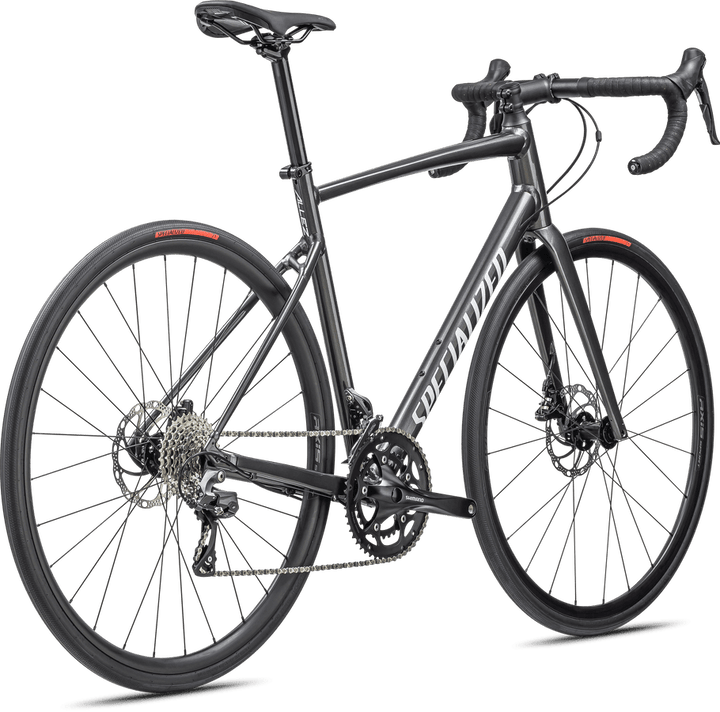 Specialized Allez E5 Disc (Gloss Smoke/White/Silver Dust) - BUMSONTHESADDLE