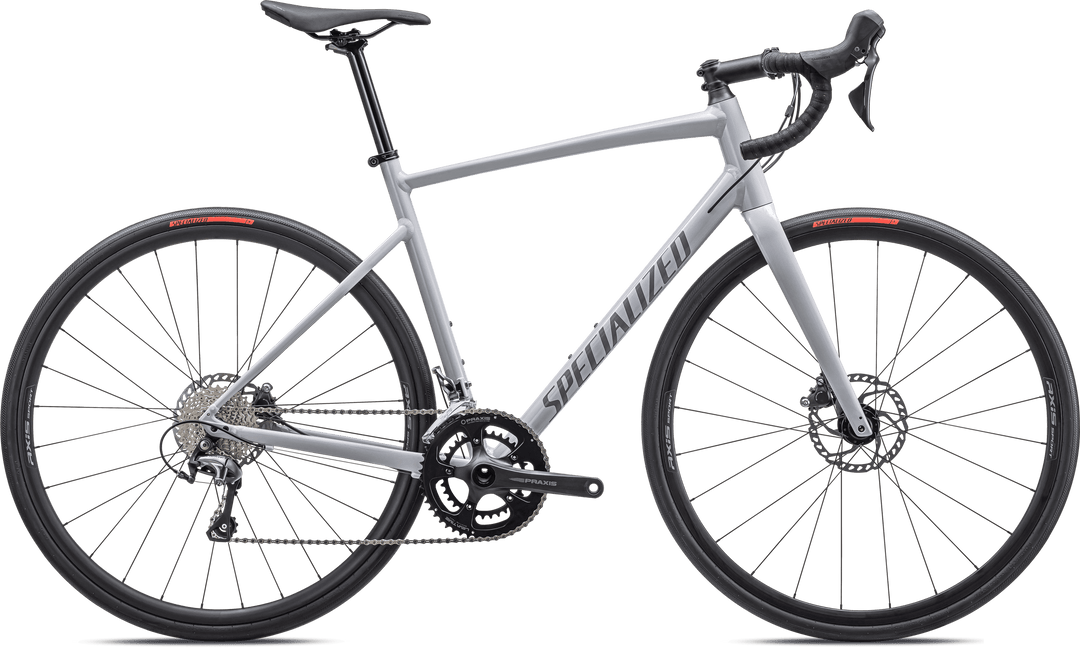 Specialized Allez E5 Disc Sport (Gloss Dove Grey/Cool Grey/Chameleon Lapis) - BUMSONTHESADDLE