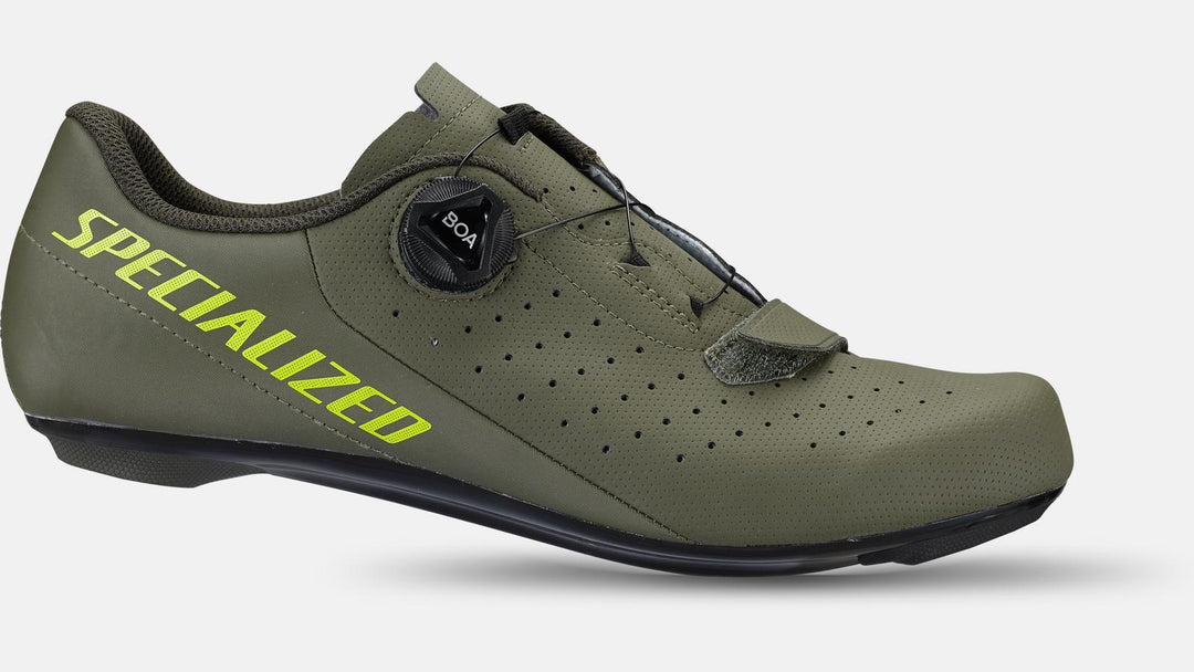 Specialized Torch 1.0 Road Cycling Shoes (Oak Green/Dark Moss Green) - BUMSONTHESADDLE