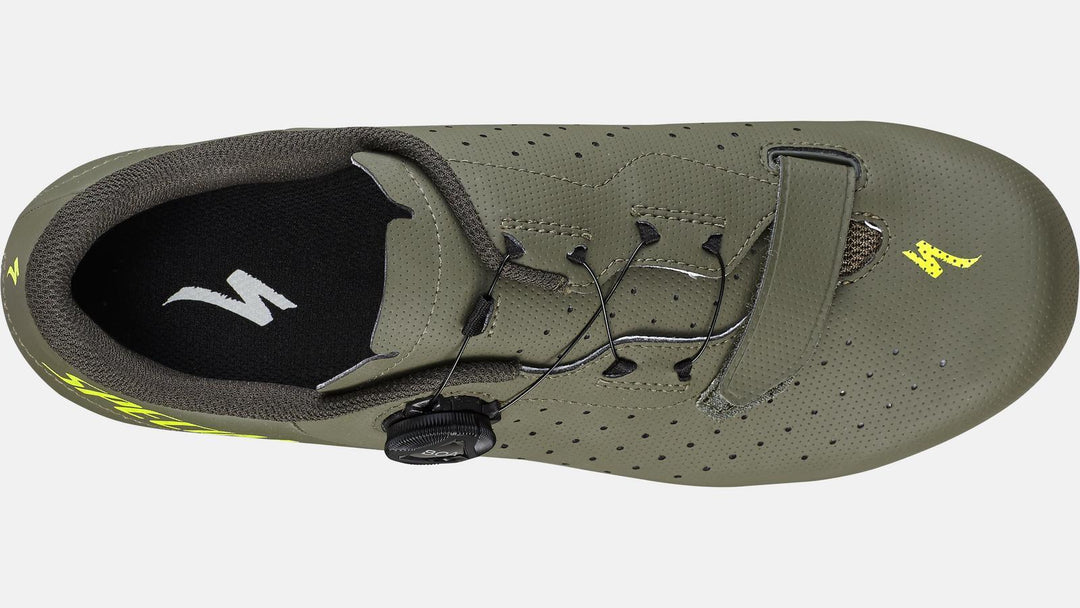 Specialized Torch 1.0 Road Cycling Shoes (Oak Green/Dark Moss Green) - BUMSONTHESADDLE