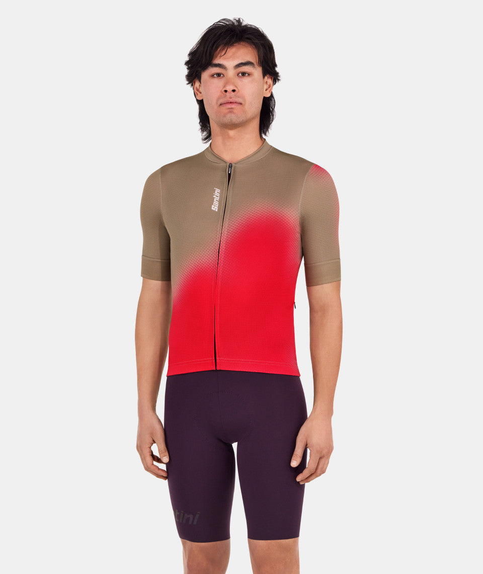 Santini Spot Unisex Cycling Jersey (Rashberry)