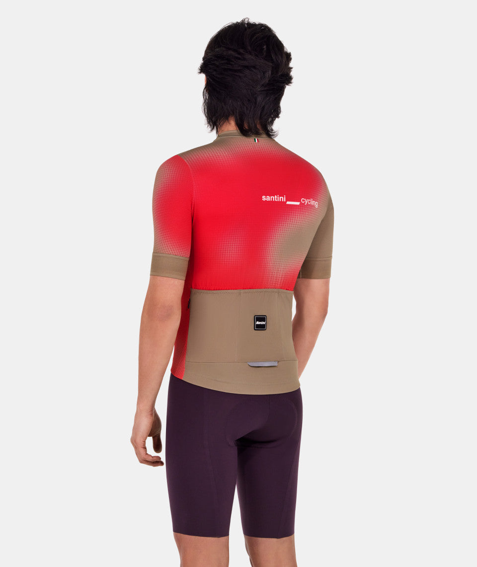 Santini Spot Unisex Cycling Jersey (Rashberry)