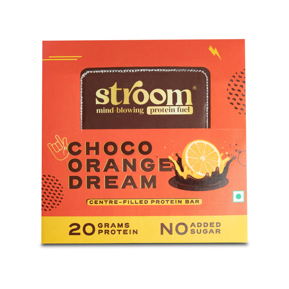Stroom Choco Orange Dream 20g Protien Bars - BUMSONTHESADDLE