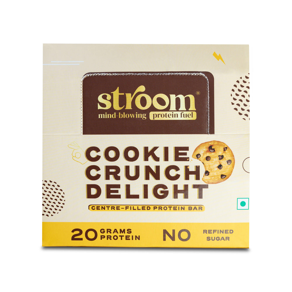 Stroom Cookie Crunch Delight 20g Protien Bars - BUMSONTHESADDLE