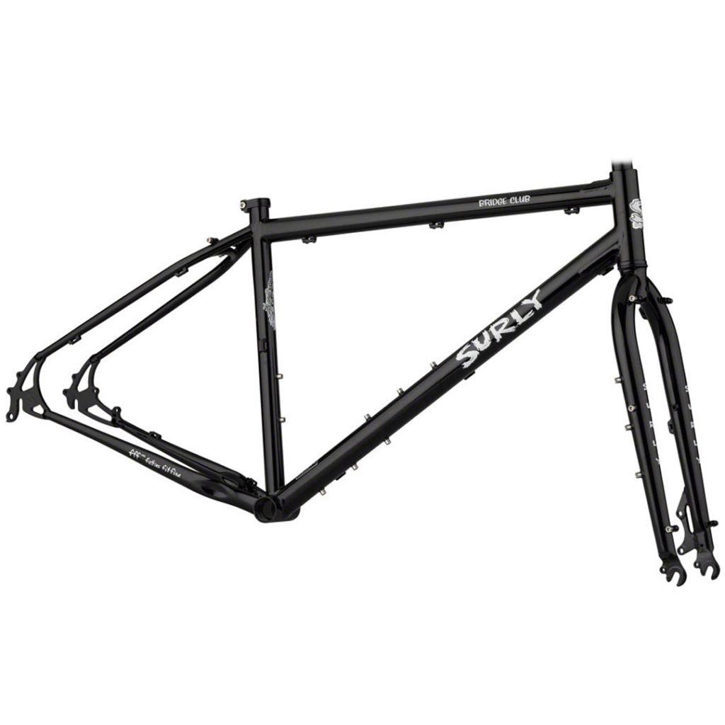 Surly Bridge Club Frameset (Black) - BUMSONTHESADDLE