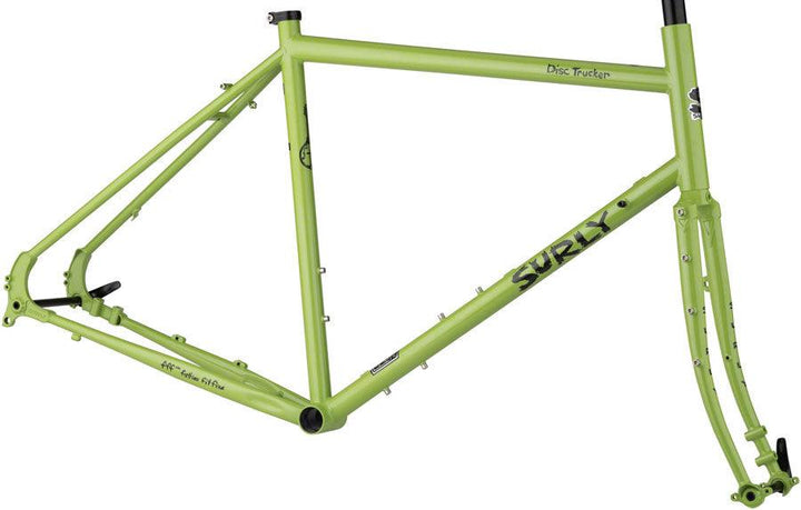 Surly Disc Trucker Road Frameset (Pea Lime Soup) - BUMSONTHESADDLE