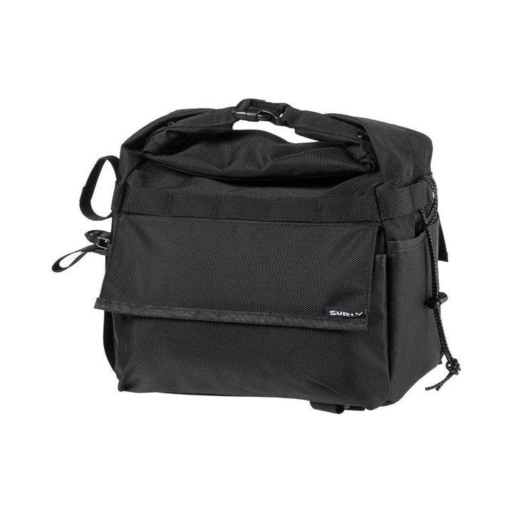 Surly Petite Porteur House Front Pannier Bag (Black) - BUMSONTHESADDLE