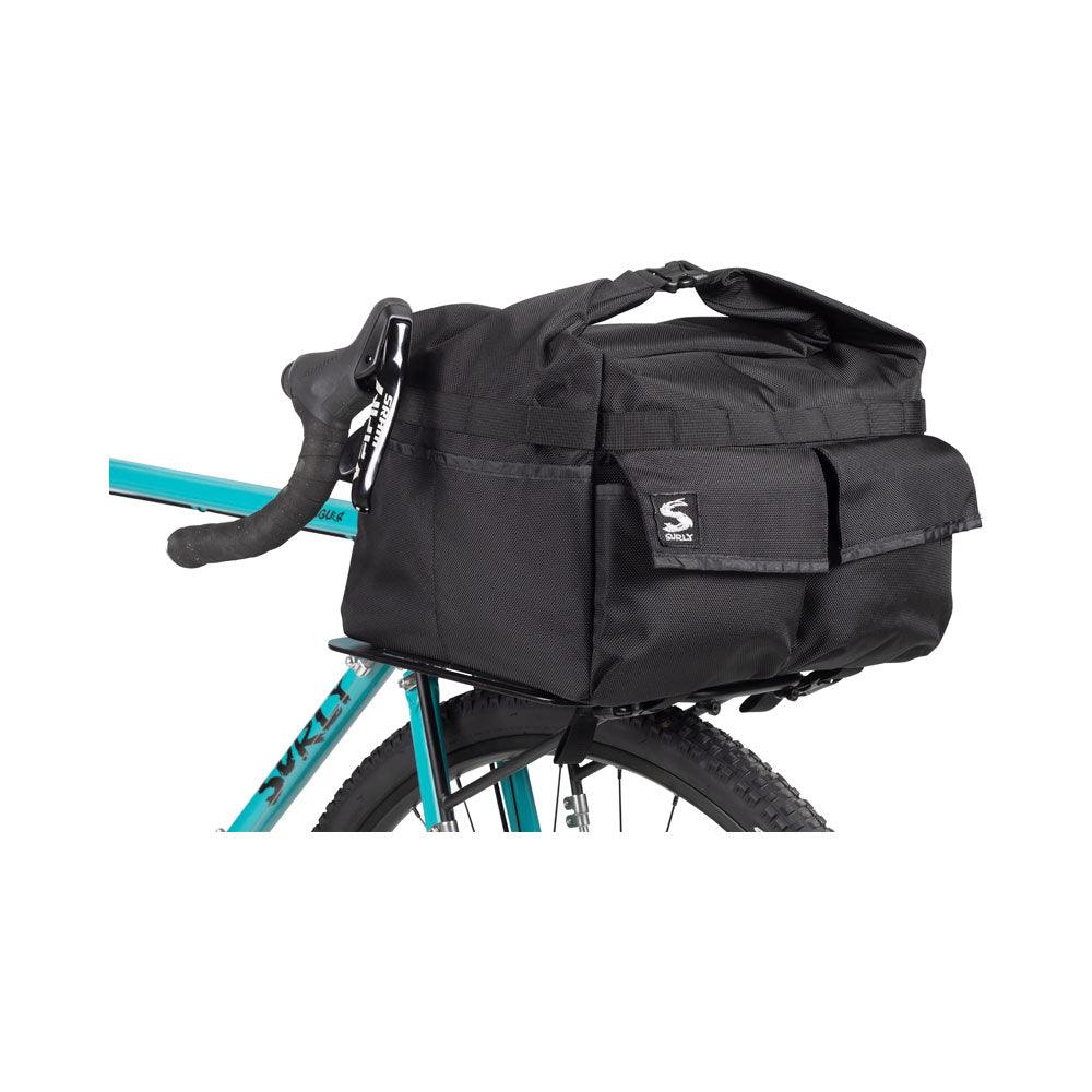 アクセサリー SURLY porteur house bag 2.0 (black) Surly Porteur House Front Pannier Bag (Black) – BUMSONTHESADDLE