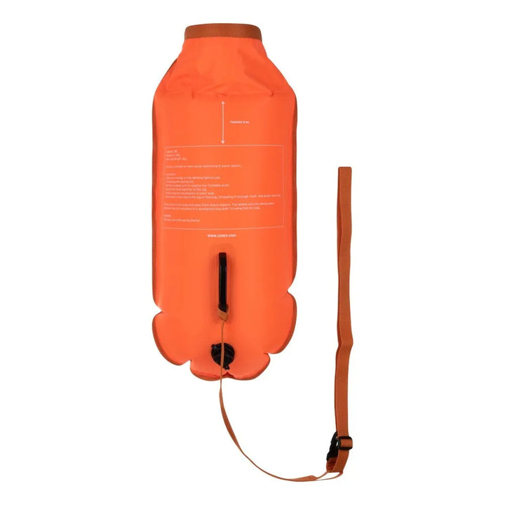 Zone 3 Swim Safety Buoy/Dry Bag (Hi-Vis-Orange)