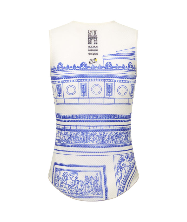 Santini Tdf  Arrivée  Arc De Triomphe Unisex Baselayer (Print)
